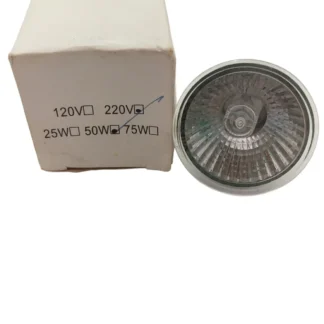 Reptile UVB Basking Bulb – 25W | 50W | 75W UVA+UVB Heat Lamp for Turtles, Lizards, Snakes & Amphibians, E27 Base Sunlight Spotlight (Set of UV Bulbs - 50W)