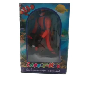 Camera-Man Underwater Diver Toy - Real Movement Aquarium Figure
