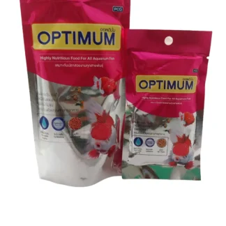 Optimum Highly Nutritious Aquarium Fish Food - Color & Growth Formula, Mini Pellets(100g+20gm)