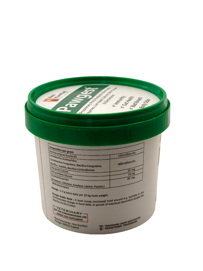 Neo Kumfurt Pawgest Digestive Supplement for Dogs & Cats | Probiotic & Prebiotic Formula | Gut Health, Digestion & Immunity Support - Image 3