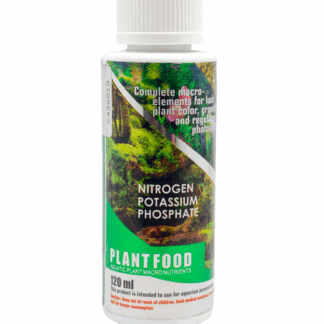 Plantfood Aquatic Plant Fertilizer – NPK Liquid Macro Nutrients for Lush Growth, Vibrant Color & Healthy Aquarium Plants (120ml)