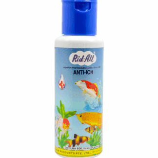Rid-All Anti-Ich Aquarium Fish Medicine – White Spot (Ich) Disease Treatment for Freshwater Fish, Fast Acting Formula (120ml)