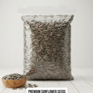 Premium Sunflower Seeds for Birds, Bird Food for Lovebirds, Cockatiels, Sun Conure, African Grey Parrot, Amazon, Macaws, Cockatoos for All Life Stages (1 Kg(Pack 1)